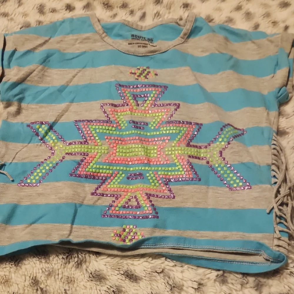 Colorful Kids Graphic Tees Set